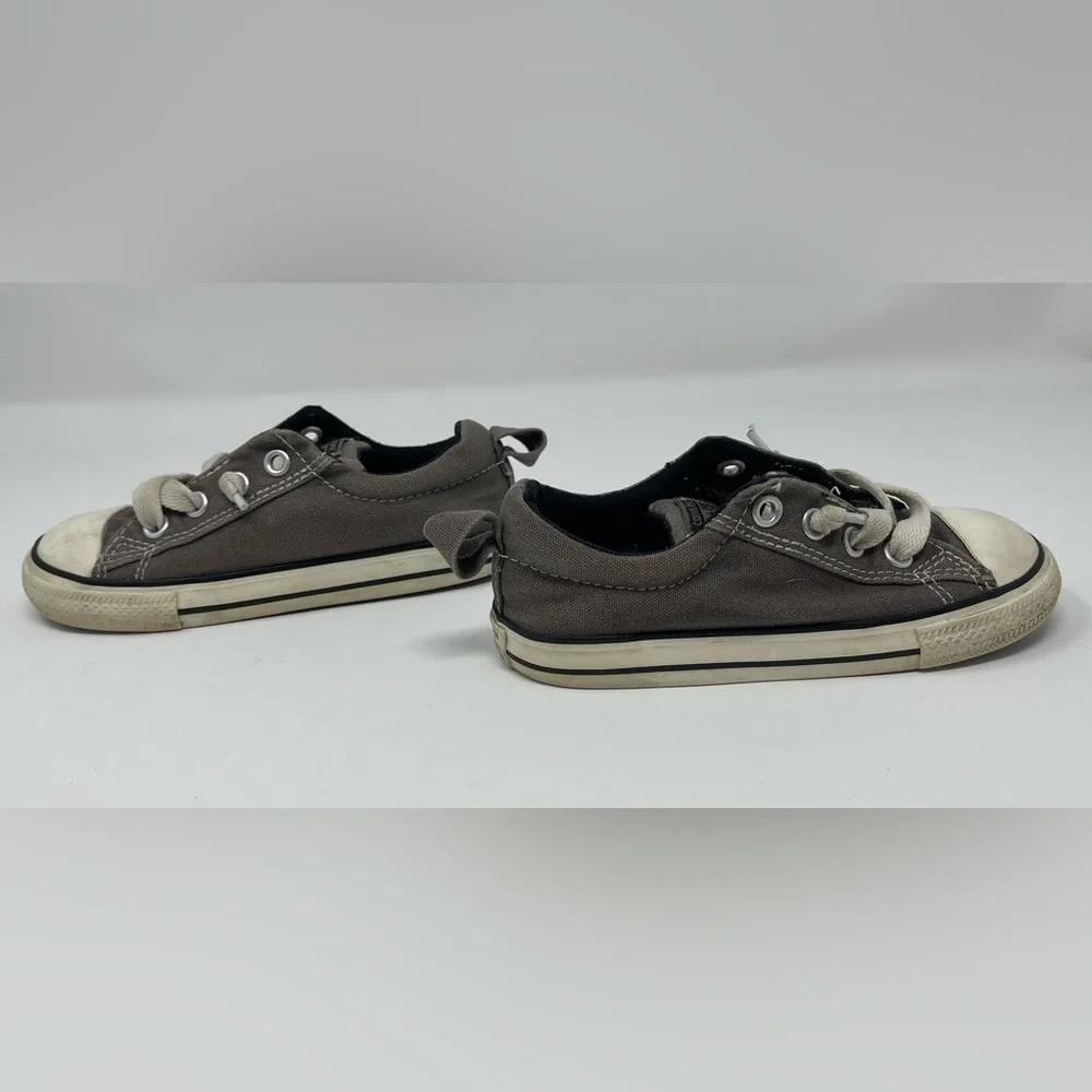 CONVERSE: Gray/White All-Star Low Top Chuck Taylor Sneaker/Tennis Shoe, Size 10